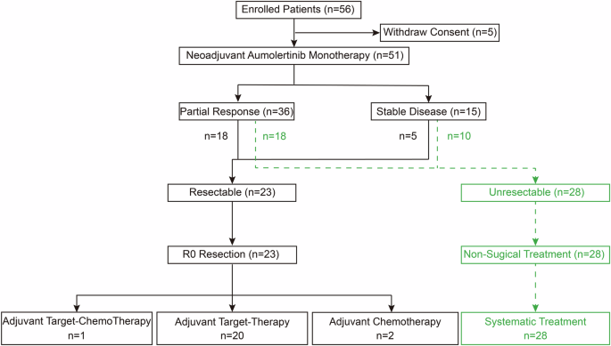 Neoadjuvant Aumolertinib for unresectable stage III EGFR-mutant non-small cell lung cancer: a single-arm phase II trial