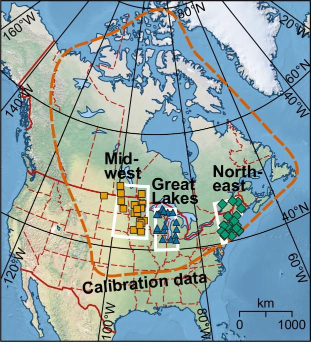 Patterns and drivers of Holocene moisture variability in mid-latitude eastern North America