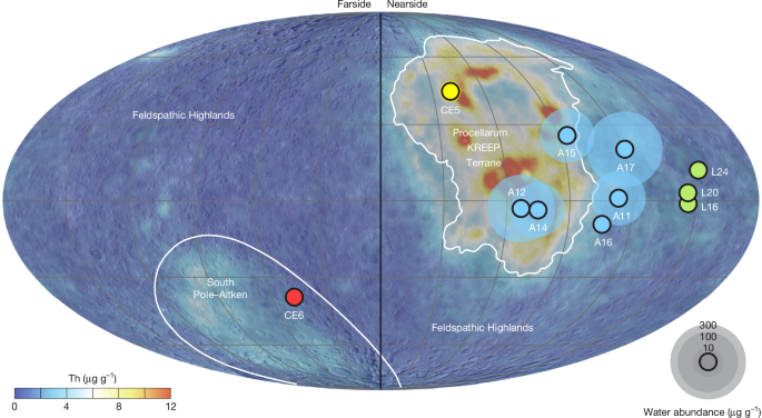 Water abundance in the lunar farside mantle
