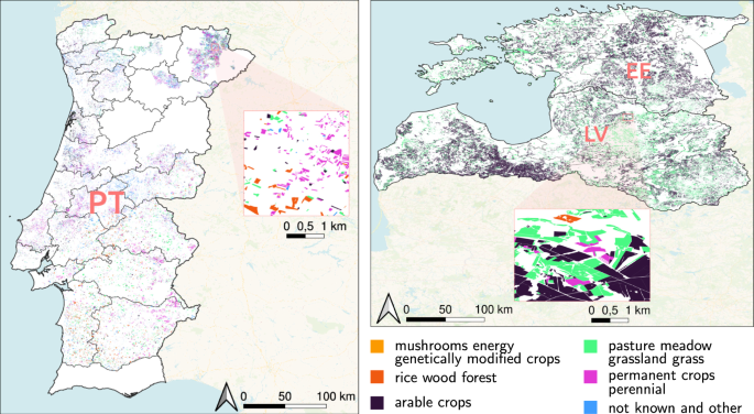 The EuroCropsML time series benchmark dataset for few-shot crop type classification in Europe