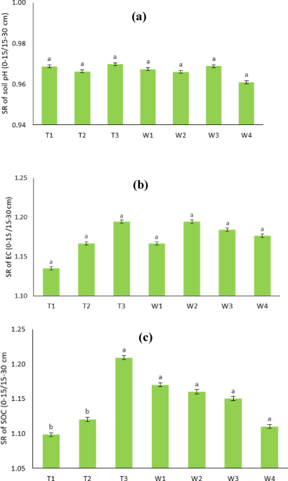 Assessment of conservation agriculture on soil nutrient’s stratification ratio, carbon sequestration rate, management indices and crop productivity in Southern Telangana India