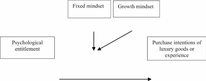 Exploring the interplay of psychological entitlement, mindset, and luxury products or experience consumption
