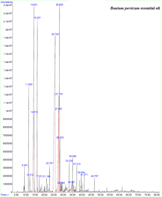 Antioxidant and antimicrobial properties of zinc oxide nanoparticles green synthesized with Bunium persicum essential oil