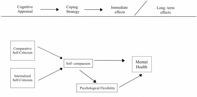 Exploring the longitudinal dynamics of self-criticism, self-compassion, psychological flexibility, and mental health in a three-wave study