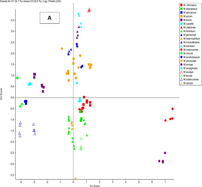 Detection and accurate identification of Mycobacterium species by flow injection tandem mass spectrometry (FIA-MS/MS) analysis of mycolic acids