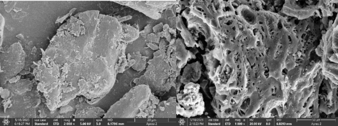 Investigating olive pomace activated carbon for degrading organic dyes in water