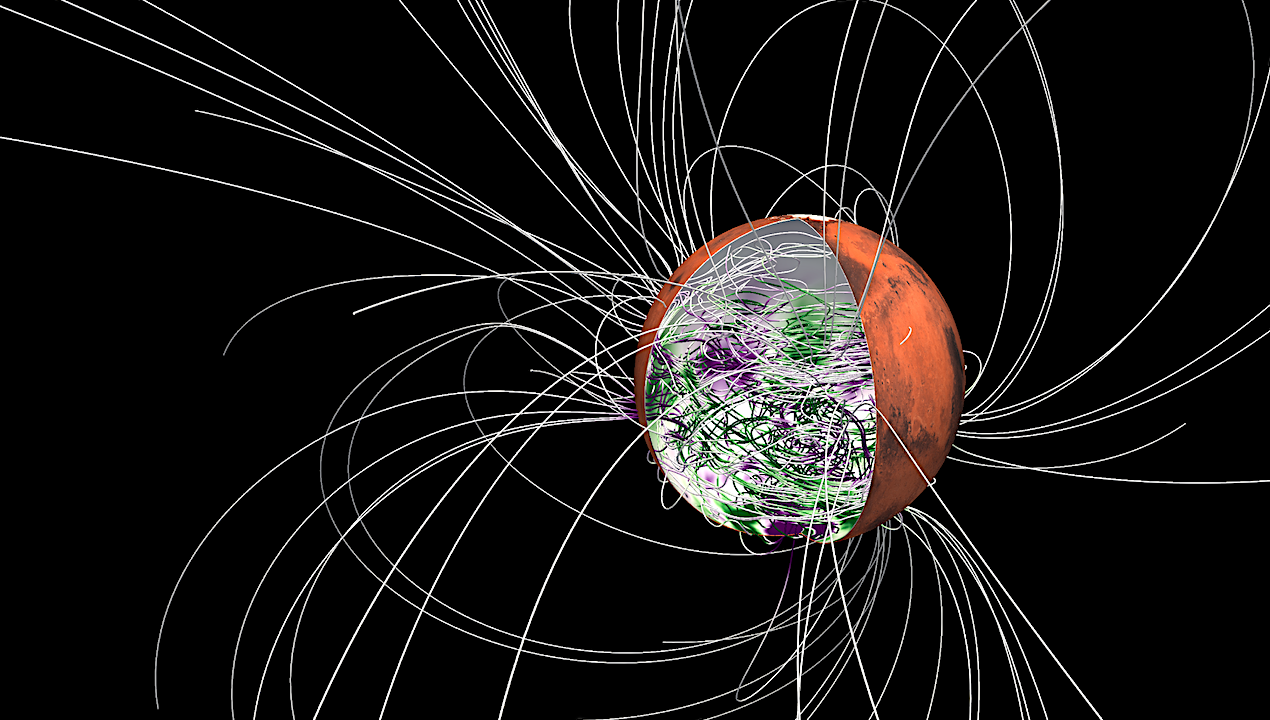 Molten Martian Core Could Explain Red Planet’s Magnetic Quirks