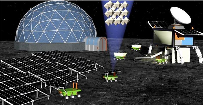 Powering the Moon: Solar Cells from Lunar Dust