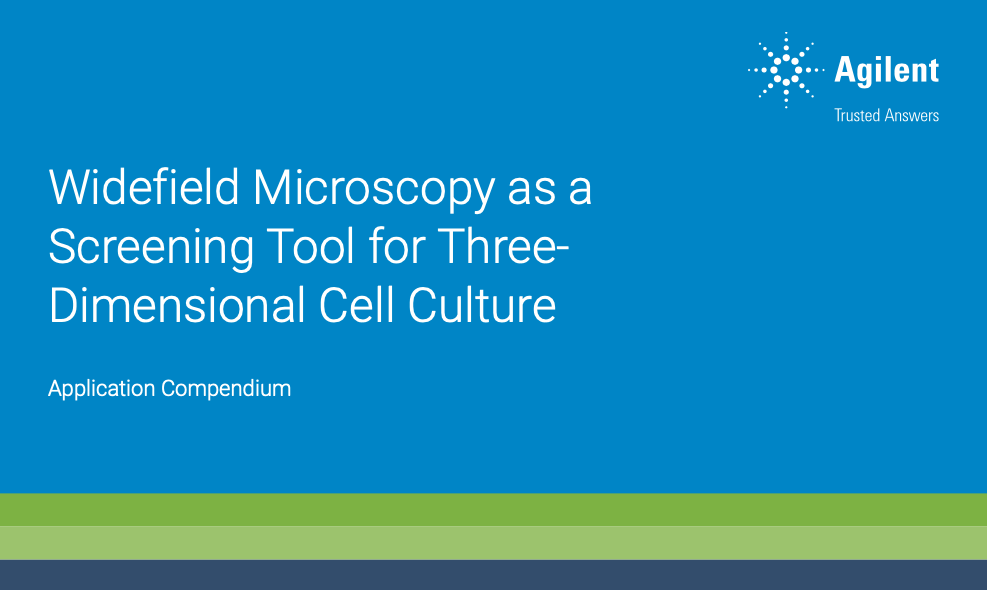 Widefield Microscopy as a Screening Tool for 3D Cell Culture