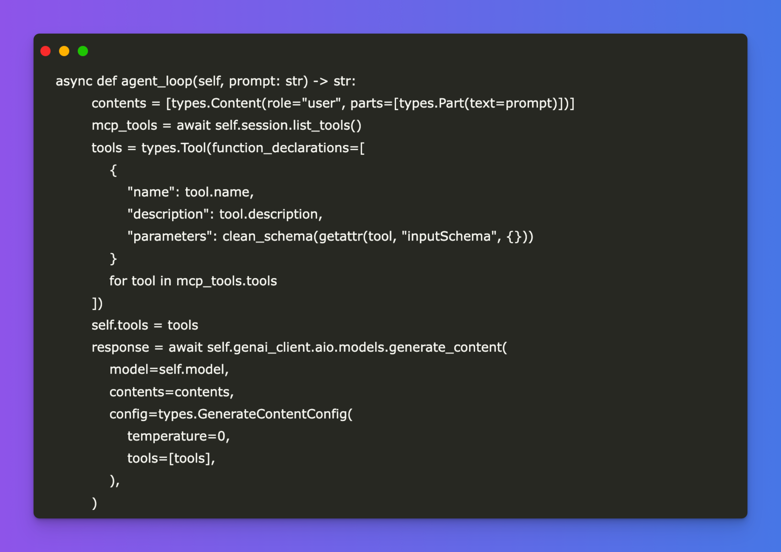 How to Create a Custom Model Context Protocol (MCP) Client Using Gemini