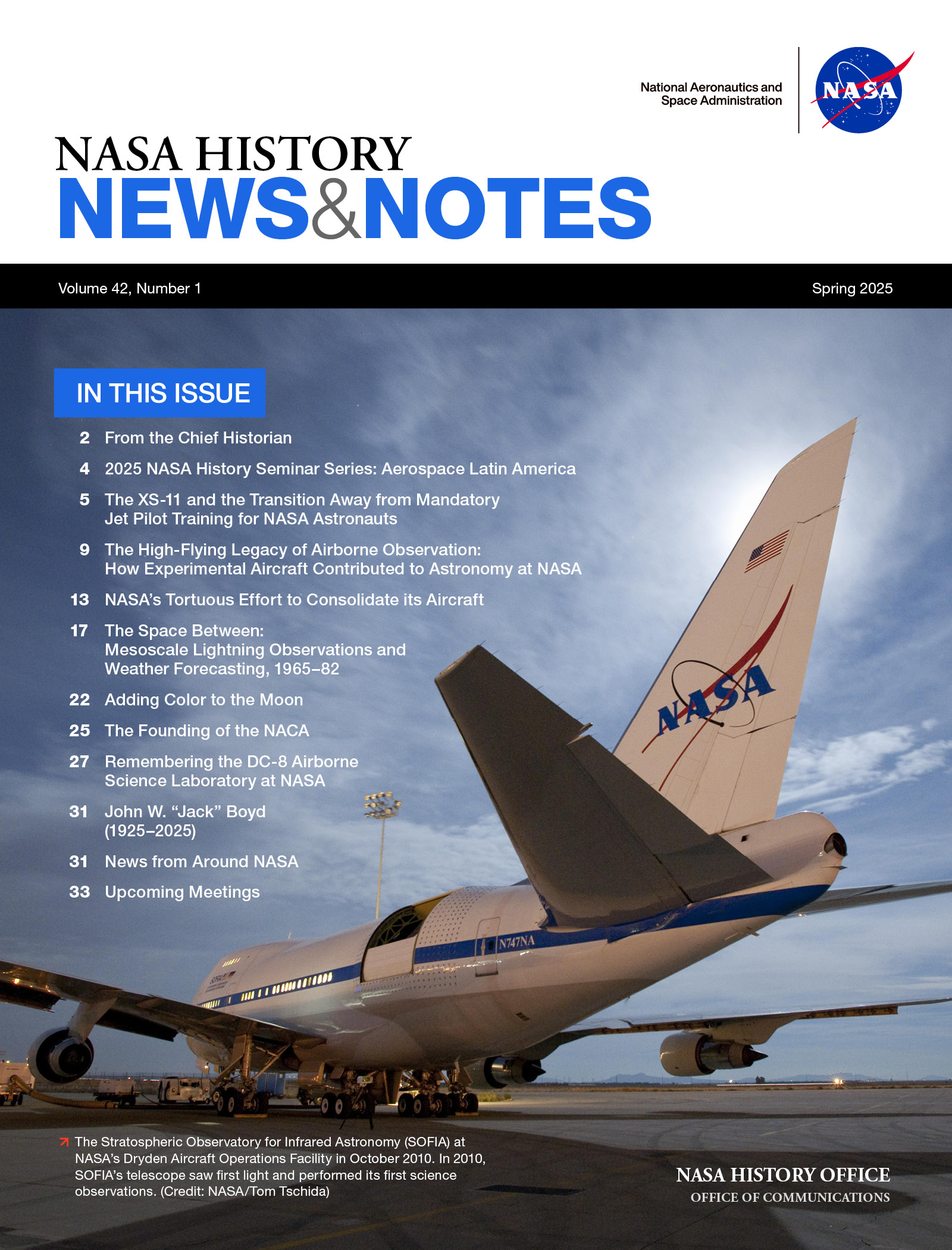 NASA History News and Notes–Spring 2025