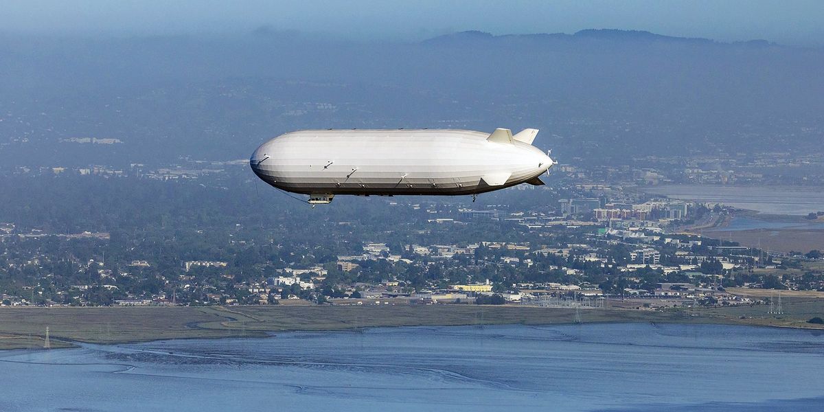 Helium Giants Return: LTA Research Airship Over SF Bay