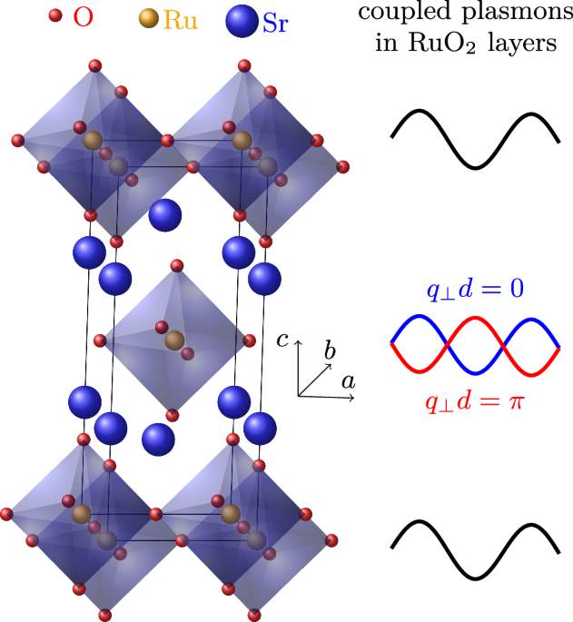 Optical and acoustic plasmons in the layered material Sr2RuO4