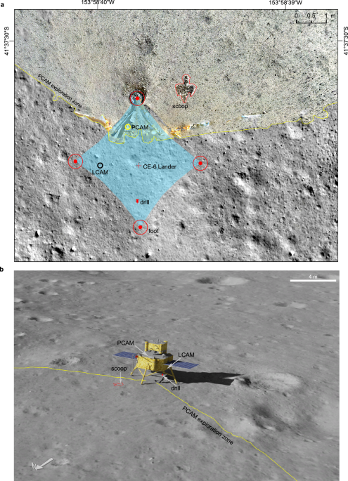 Geological characteristics of Chang’E-6 landing area in micro-scale unveiled by new observation data