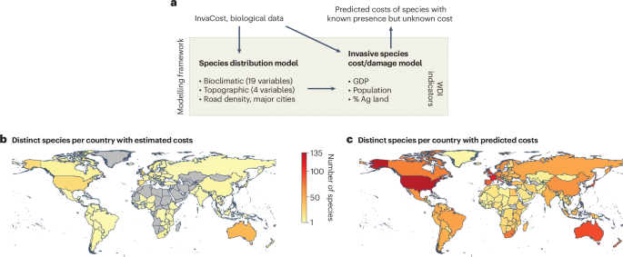 Predicting invasion costs from sparse data