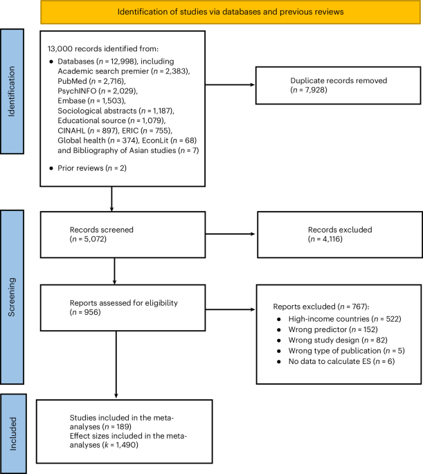 Physical punishment and lifelong outcomes in low‑ and middle‑income countries: a systematic review and multilevel meta-analysis