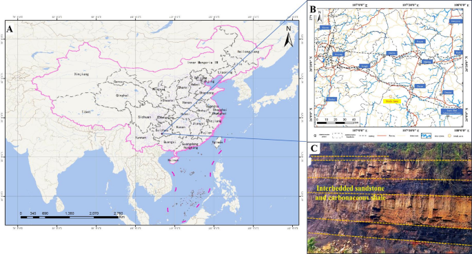 Prediction of potential shear slip surface in locked rock mass of gently inclined counter Tilted rock slope under mining effects
