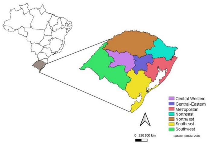Emergence and spatiotemporal incidence of dengue in Rio Grande do Sul, Brazil