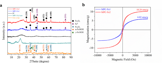 Transforming waste into value: Single-step in situ synthesis of magnetic porous carbon composite adsorbents from sugarcane bagasse and iron scrap