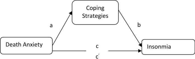 Mediating role of coping strategies in the relationship between death anxiety and insomnia among patients with non-communicable diseases: a gender perspective