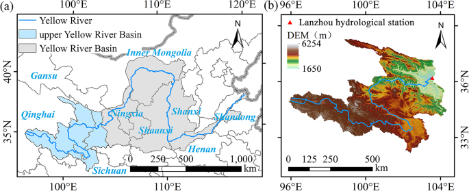 Historical and projected extreme climate changes in the upper Yellow River Basin, China