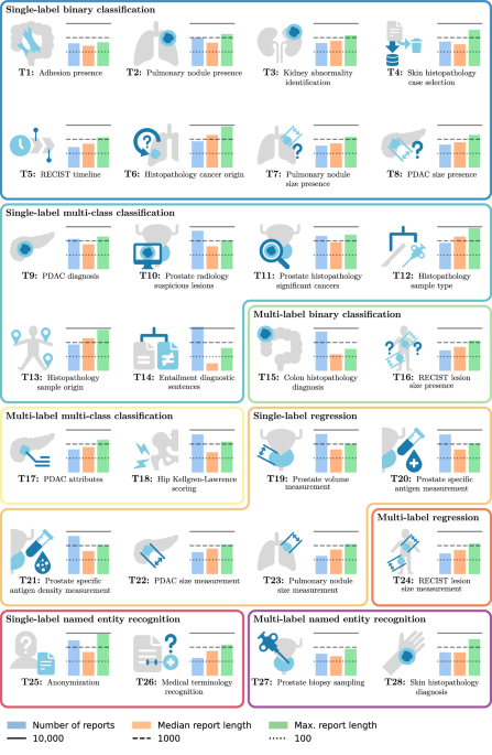 The DRAGON benchmark for clinical NLP