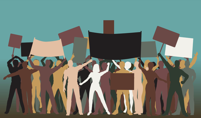 Ideological alignment determines whether protest action is considered acceptable