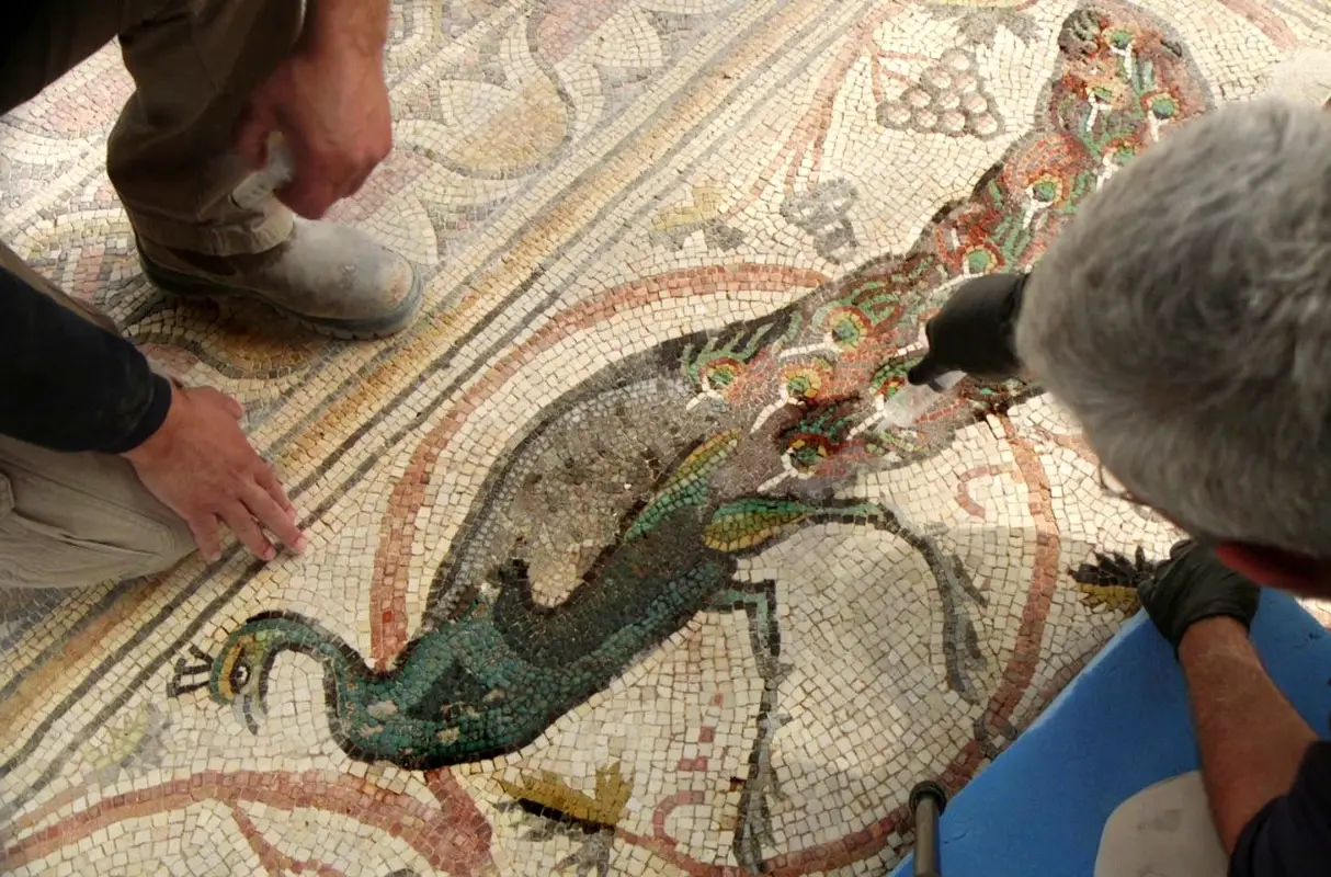 1,600-year-old Byzantine mosaic unveiled for the first time