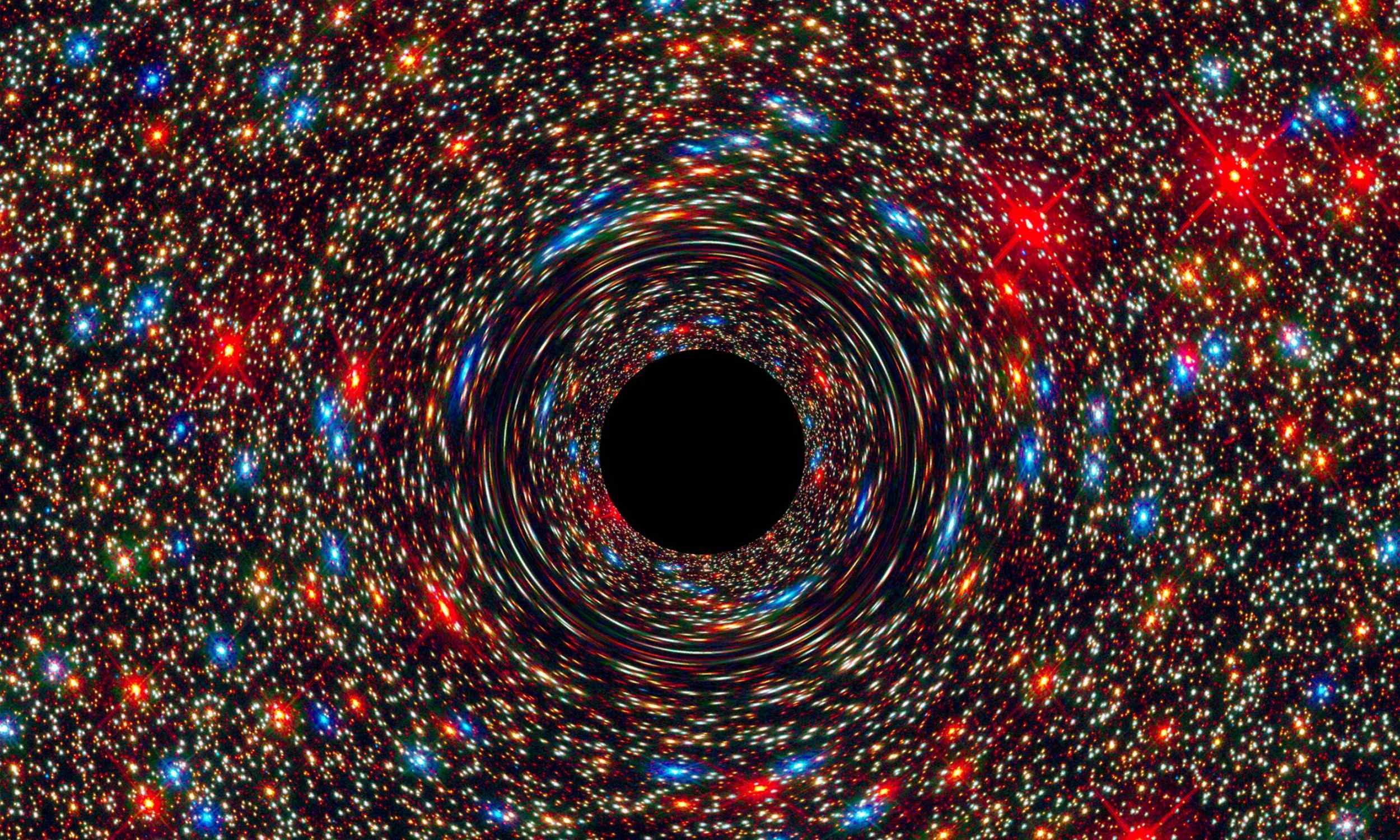 This star cluster hides an “anthill” of more than 100 black holes