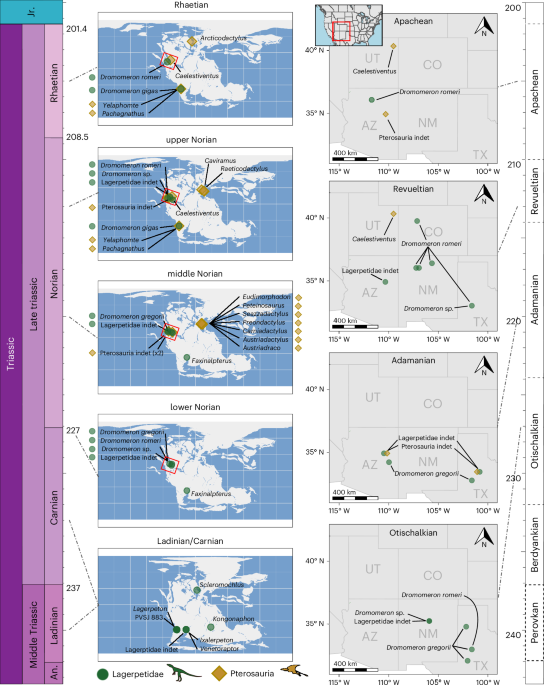 Climate drivers and palaeobiogeography of lagerpetids and early pterosaurs