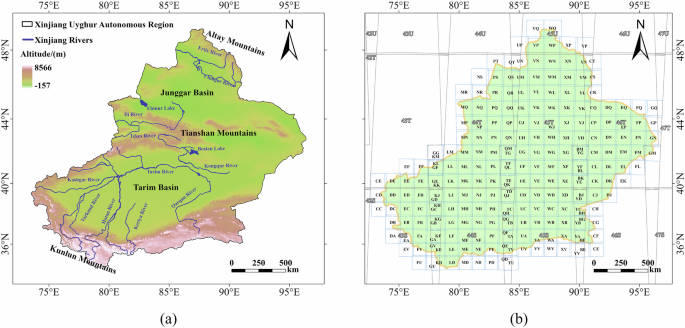 Parcel-level vector data for scaled land utilization analysis in Xinjiang based on remote sensing image