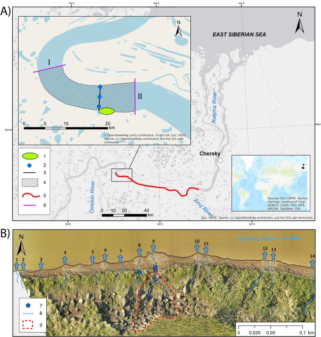 Implications of Yedoma bank outcrop on the Arctic river sediment transport