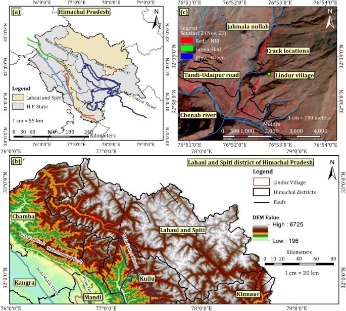 Investigating the first case of permafrost degraded subsidence in Lahaul & Spiti region of Tethyan Himalayas