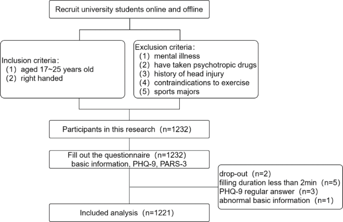 The relationship between resting EEG features and physical exercise among university students with depressive symptoms