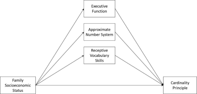 Research on the mechanism of the influence of family socioeconomic status on the Cardinal principle of young children