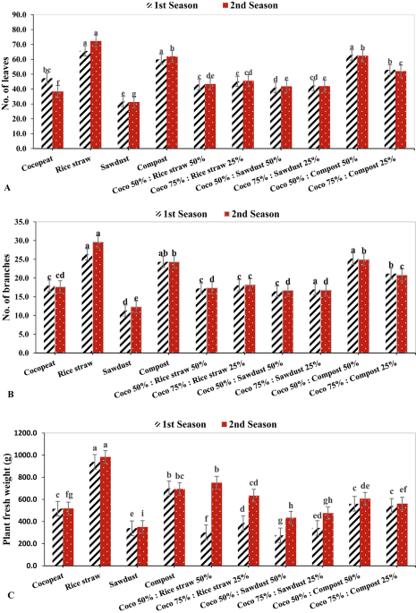 Enhancing greenhouse cucumber production and quality utilizing organic residues as potting media through various cultivation modes and assessing application economics