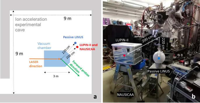 Secondary neutron dose measurements at the DRACO laser-driven ion source