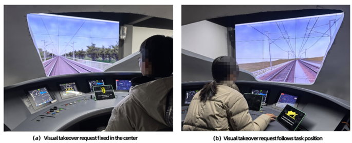 Effects of visual interface presentation location and auditory information on takeover performance in multimodal takeover interfaces for high-speed trains