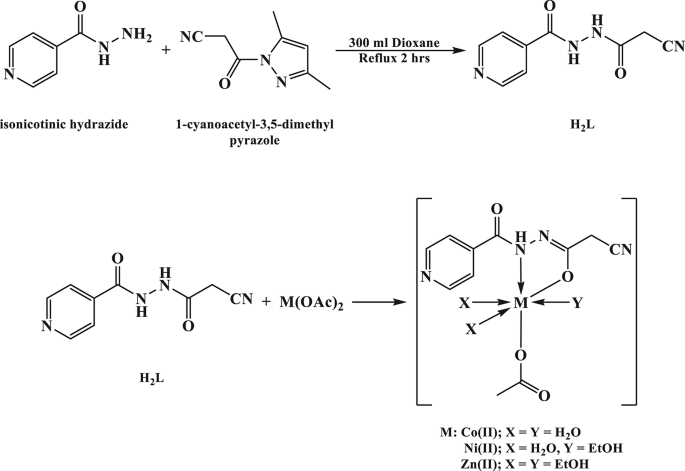 Synthesis, characterization and cytotoxic evaluation of metal complexes derived from new N′-(2-cyanoacetyl)isonicotinohydrazide