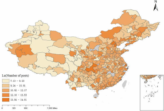 The impact of geographic, mobility and social media ties on massive-scale regional public emotional interaction