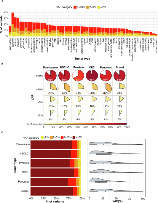 Tissue-based genomic profiling of 300,000 tumors highlights the detection of variants with low allele fraction
