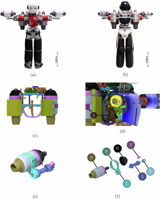 Learning aerodynamics for the control of flying humanoid robots