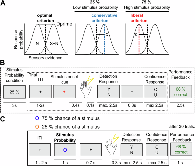 Pre-stimulus beta power mediates explicit and implicit perceptual biases in distinct cortical areas