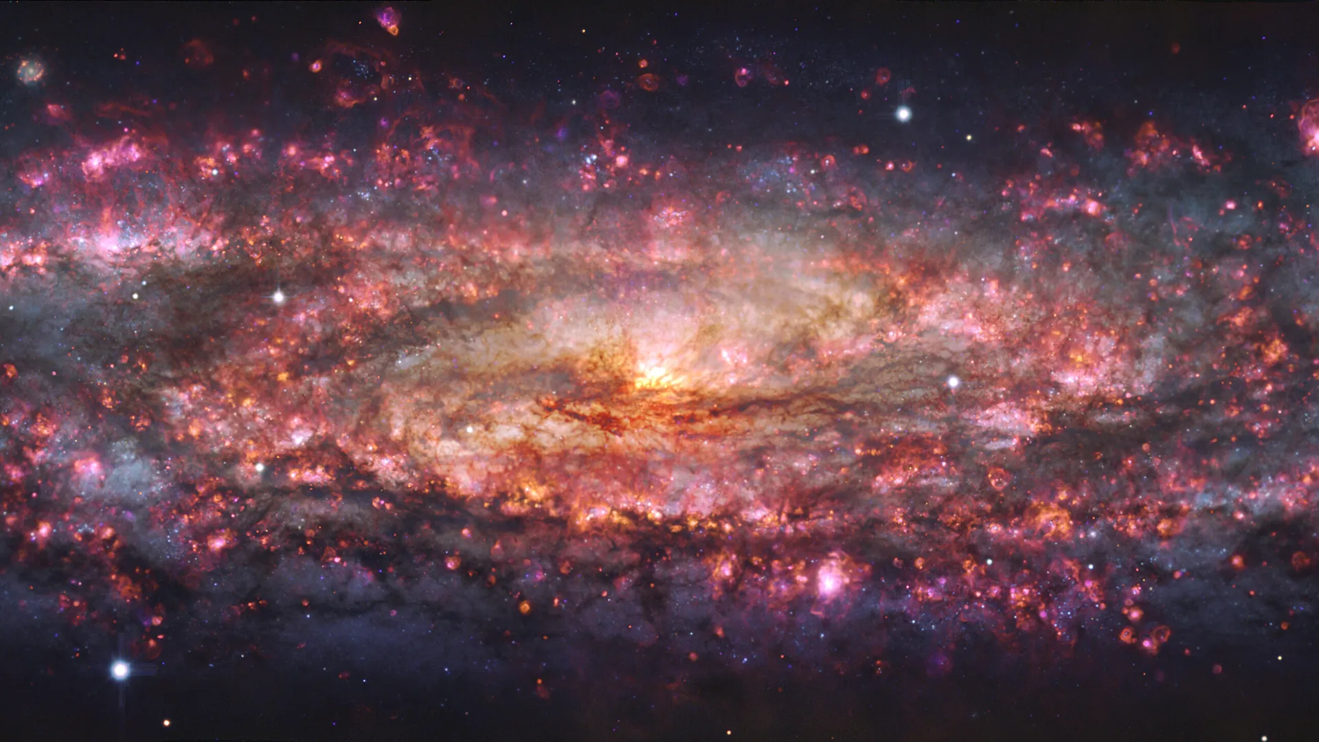 A thousand colors, one galaxy: Astronomers reveal a cosmic masterpiece