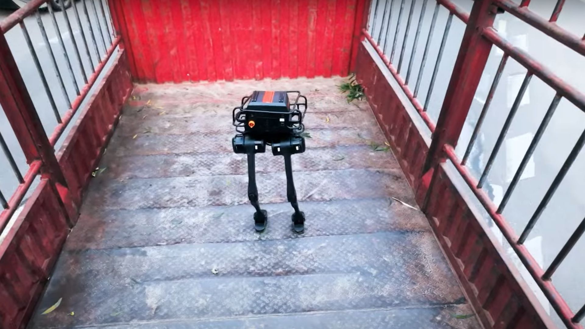 China’s robot balances like Messi during moving truck test