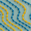 Steering magnetic textures with electric fields