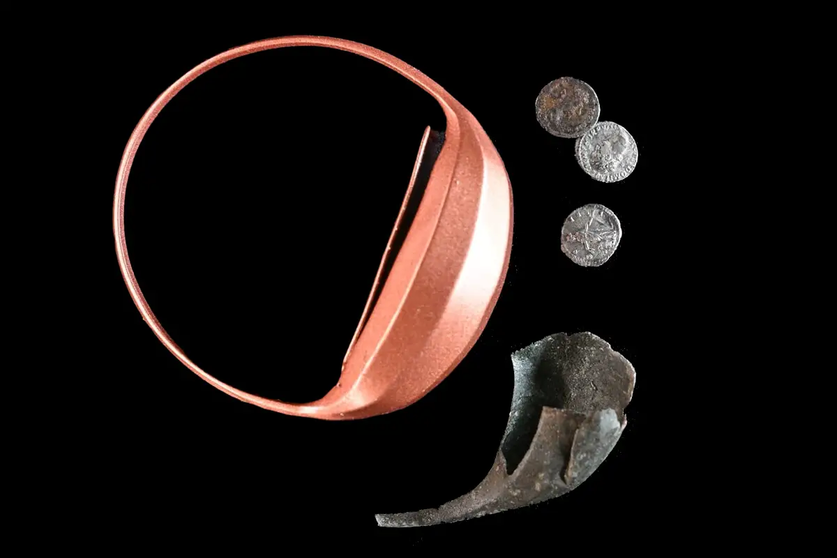 Soldier’s wrist purse discovered at Roman legionary camp