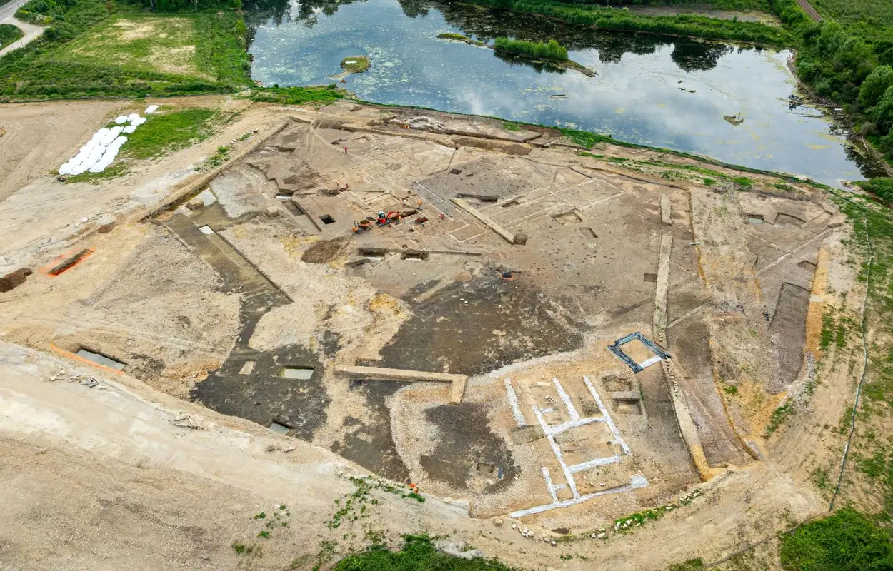 Excavations reveal a vast Roman villa complex