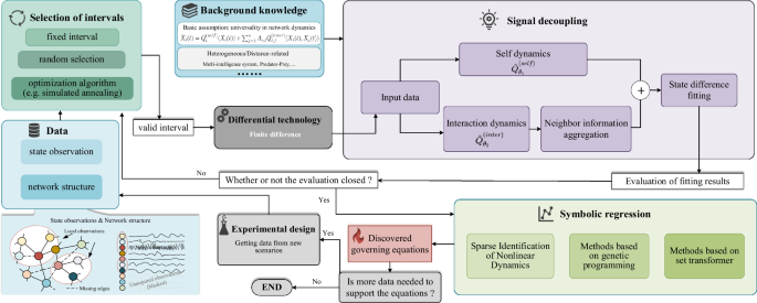 Learning interpretable network dynamics via universal neural symbolic regression