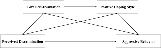 Analyzing the effect of perceived discrimination on aggressive behavior in college students with disability using the chain mediation model